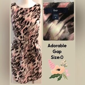 Gap 🌺 Womens multi  Dress with pockets SZ:0